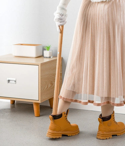 Extra Lange Schoenlepel van Hout (50 cm) – Ergonomisch Aantrekhulpmiddel
