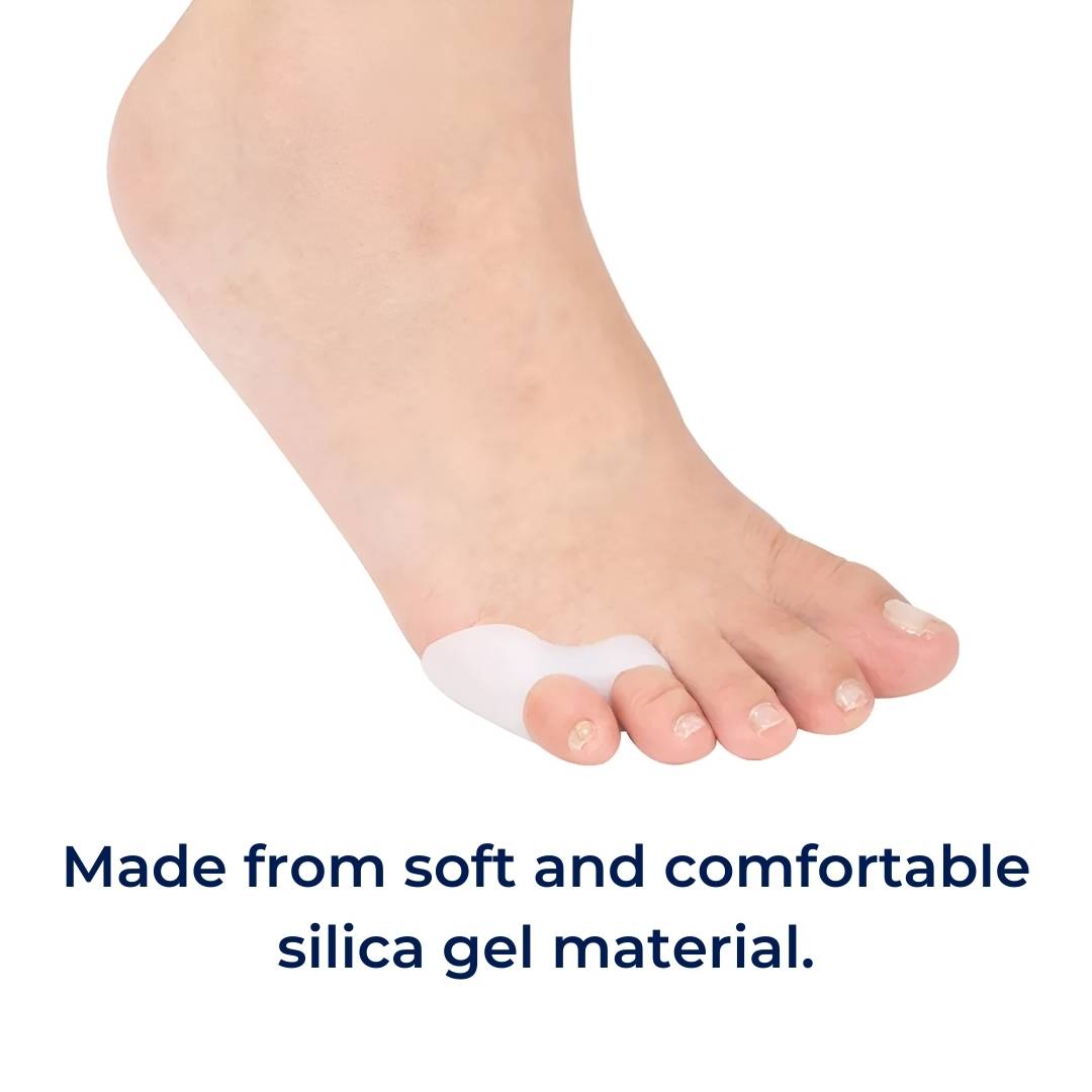 Orthopedische Teenspreider met Gel Demping voor Hallux Valgus Correctie en Comfortabele Teenpijn Verlichting