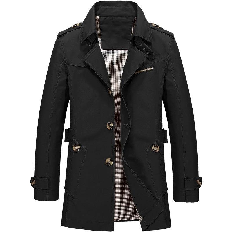 Elegante Leren Jas voor Mannen