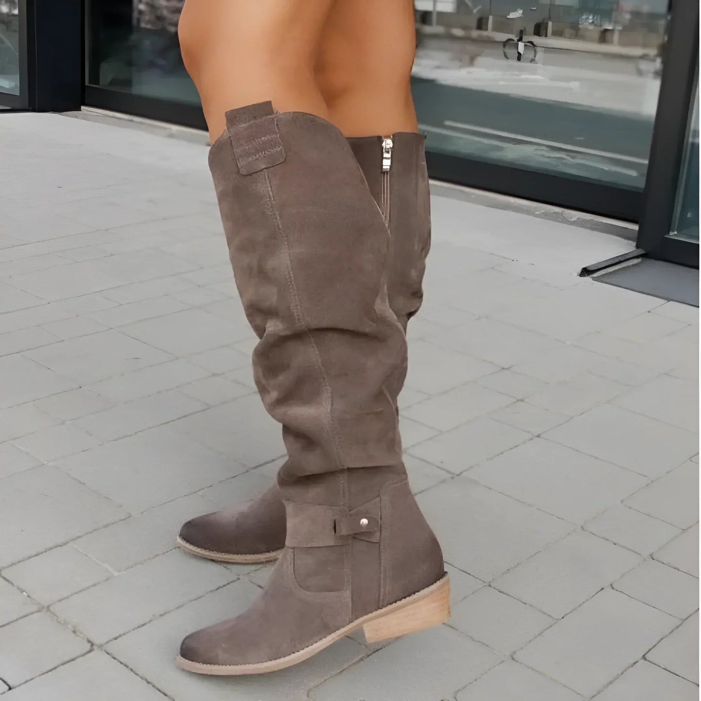 Luxe Lederen Laarzen voor Vrouw