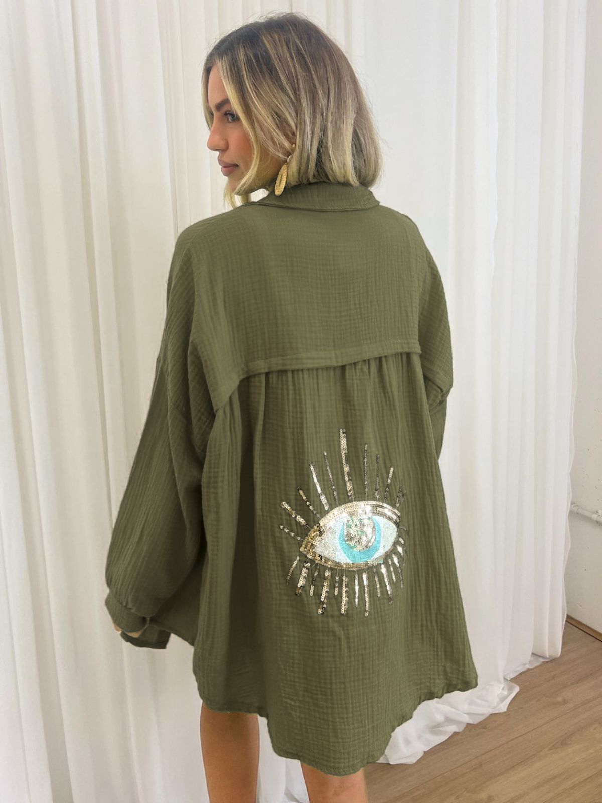 Vedra | Oversized Blouse Ibiza Stijl Vrouwelijk