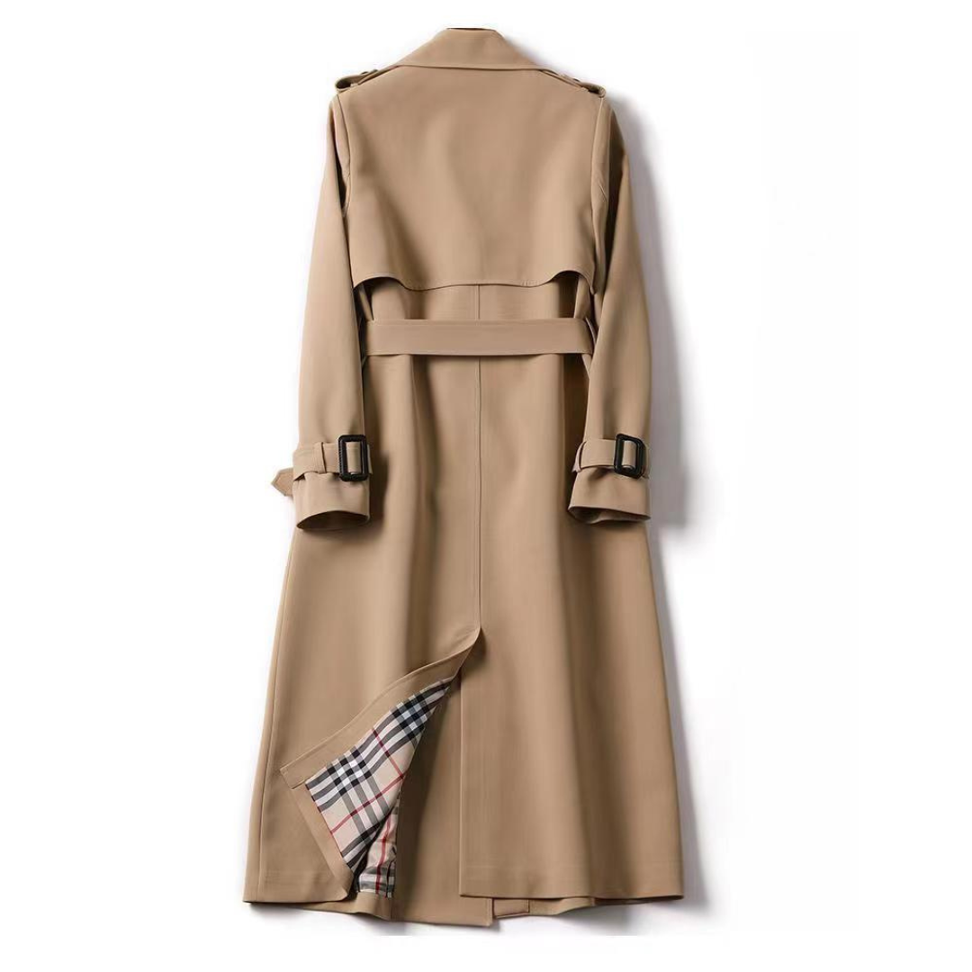 Trenchcoat Elegante Lange Regenjas voor Dames