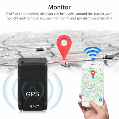 Mini Draagbare Magnetische GPS Tracker voor Voertuigen en Personen | Compacte Real-Time Locatie Volgsysteem met Spraakopname en 12 Dagen Standby