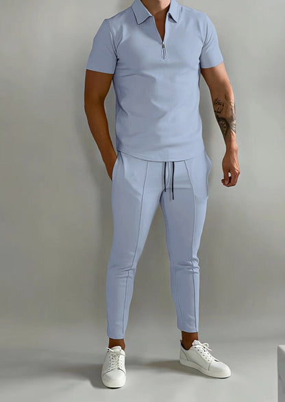 Heren Sportset Polo en Jogger Luxe 2-Delig