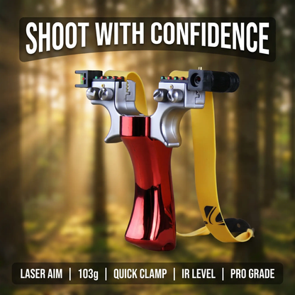 Precisiekatapult met Geïntegreerde Laserrichting en Infraroodwaterpas voor Sport en Outdoor