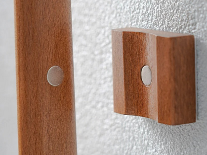 Houten Schoenlep met Lange Handgreep en Magnetische Houder 55 cm