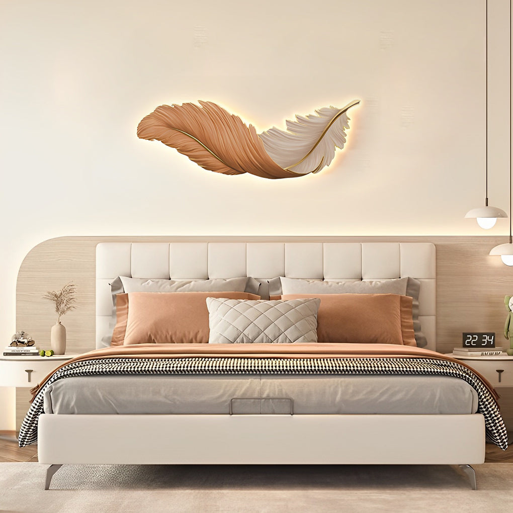 Wandlamp Veer LED Kunstpaneel USB Dimbaar 80cm 120cm