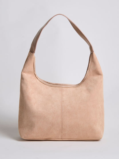 Halfronde Leren Tote Tas Vegan en Duurzaam
