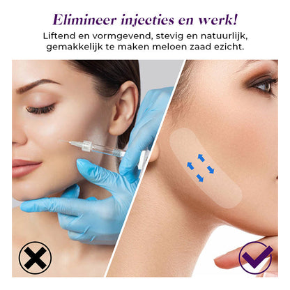 Onzichtbare Face Lift Tape 40 Stuks – Huidvriendelijke Gezichtslifting Strips Anti-Rimpel Huidversteviging V-Vorm Contouring voor Natuurlijke Lift