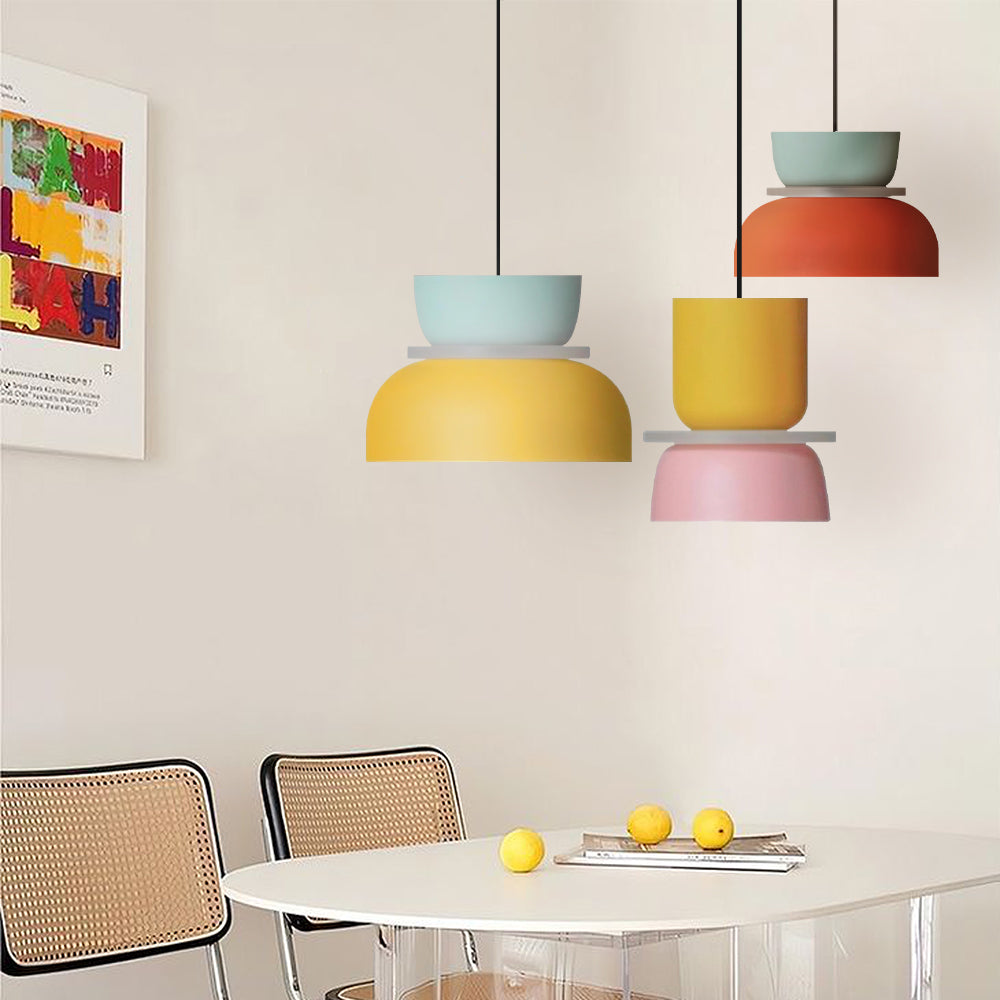 Hanglamp Acryl Kleurblok Macaron Scandinavisch Nordic E27 18-29cm Pastel Woonkamer Eetkamer