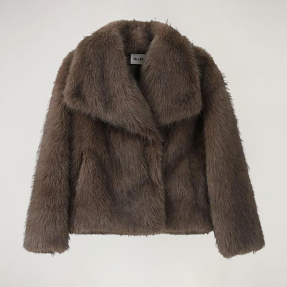 Dames Kunstbont Jas Faux Fur Warm en Stijlvol