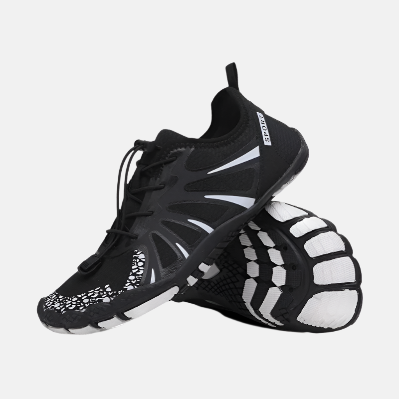 Vijfvingerige Waterschoenen Heren Ademend Sneldrogend Zwart Grijs Groen Strand Fitness Zwemmen Watersport