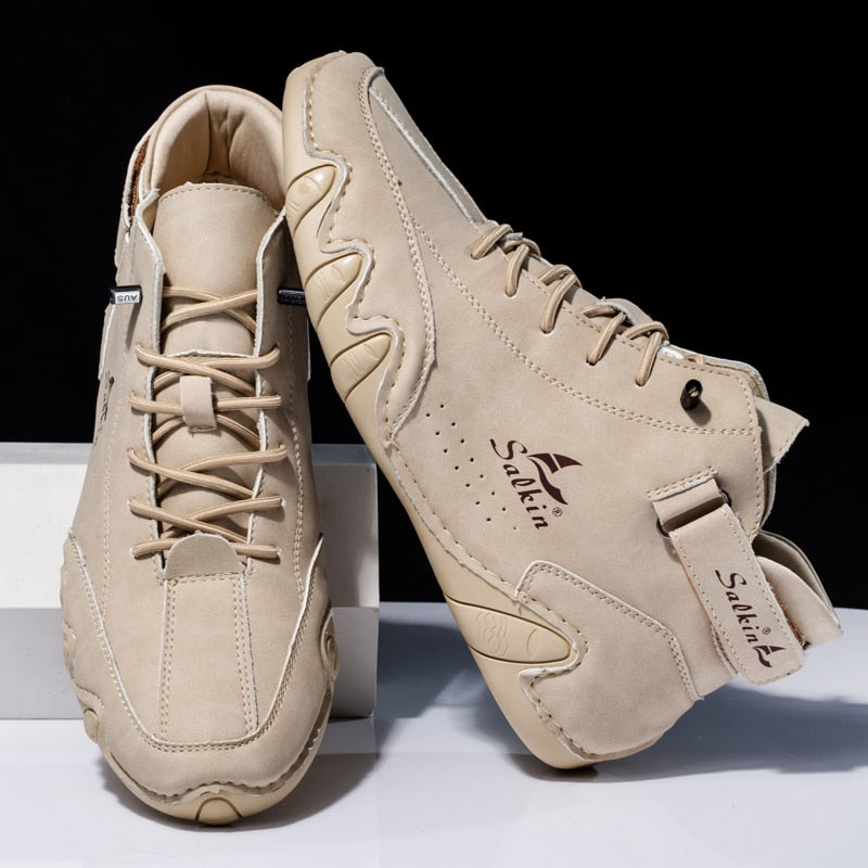 Orthopedische Schoenen Leren Comfortabel Steunzool