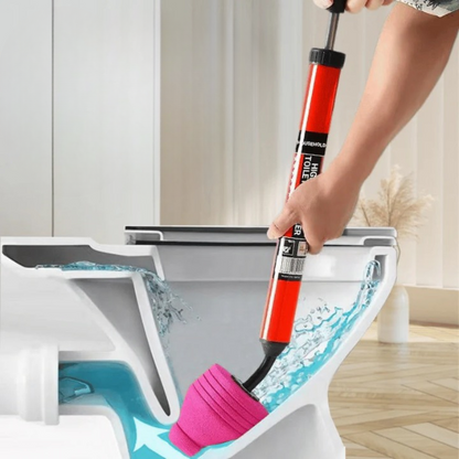 Afvoerstokker Hogedruk ABS Rubber 64cm 80PSI 5,5bar Toilet Wastafel Douche Badkuip Keuken Zonder Chemie Herbruikbaar Rood Zwart