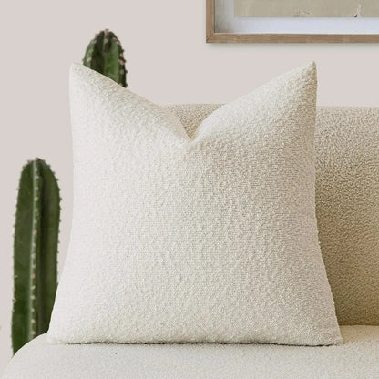 Kussenhoes Bouclé Luxe 45x45 Zacht Minimalistisch Design