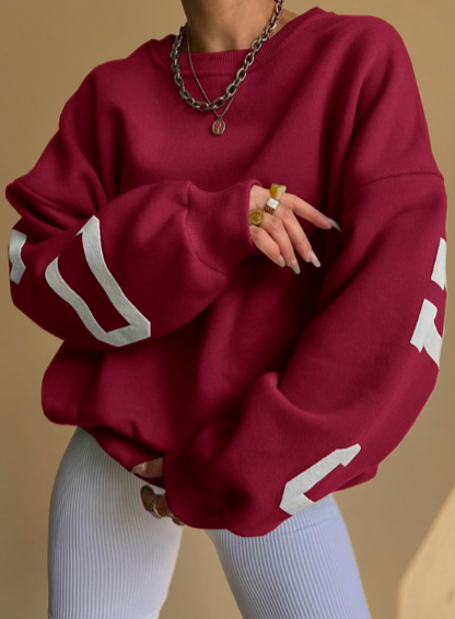 Vrouwelijke Oversized Trui Losse Pasvorm