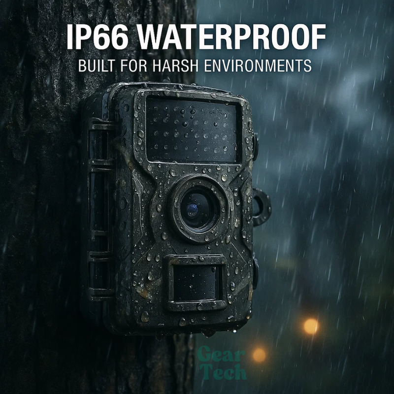 Wildlife Bewegingscamera met Nachtzicht 16MP 1080p voor Tuin Natuurfotografie Waterdicht IP66