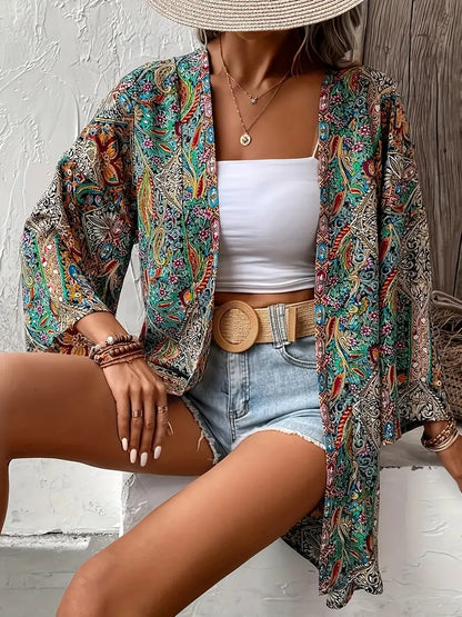Dames Cardigan Grof Gebreid Boheemse Stijl