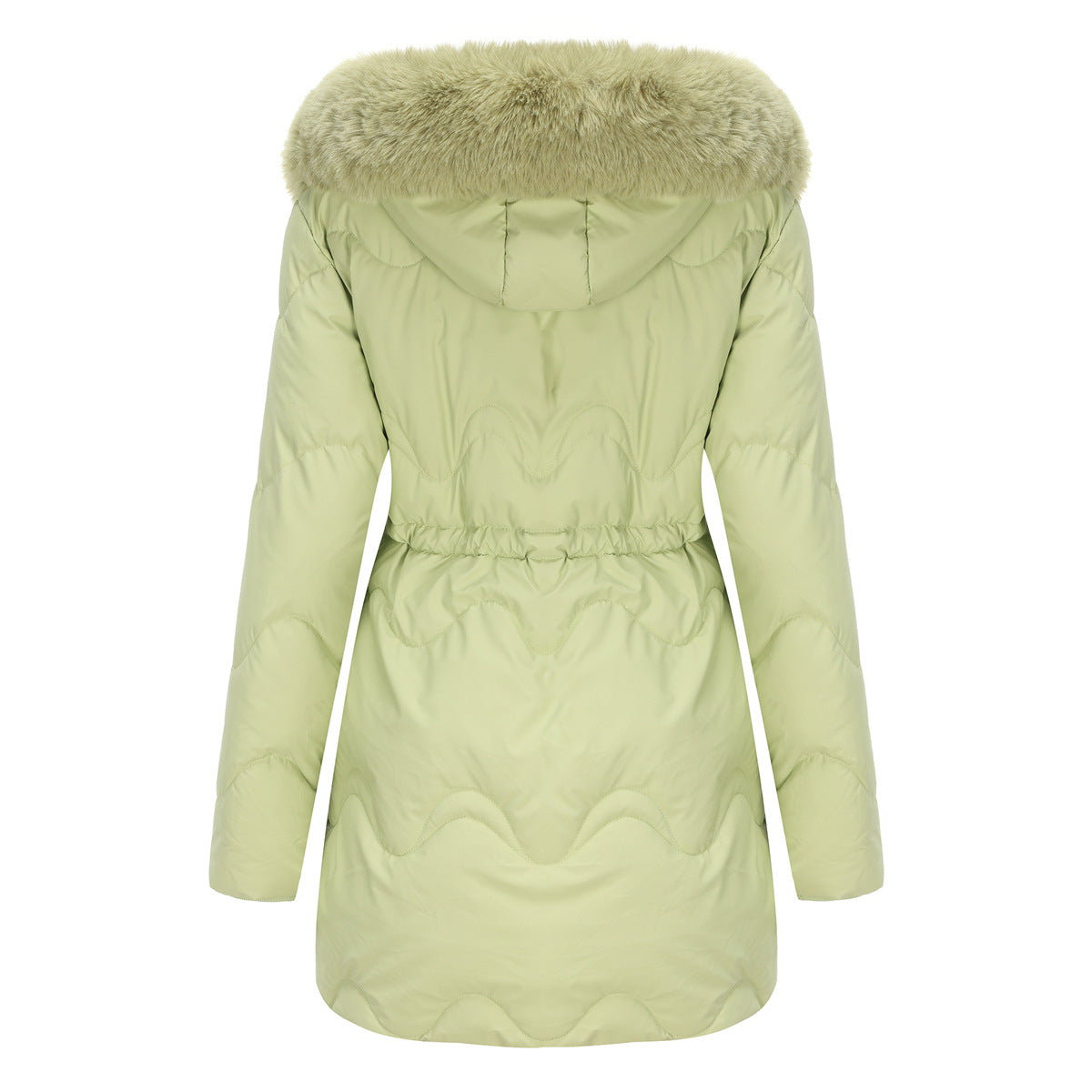 Dames Winterjas Warm en Gewatteerd met Afneembare Capuchon