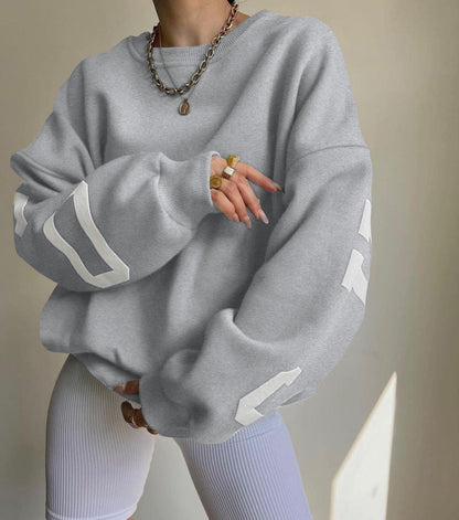 Dames Trui Oversized met Tekstprint voor elke Dag