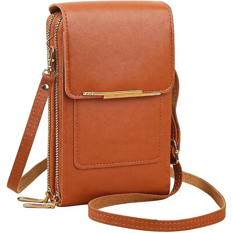 Crossbody Telefoontas met RFID-beveiliging | Waterdichte touchscreen-portemonnee | Verstelbare schoudertas voor smartphones tot 6,7 inch