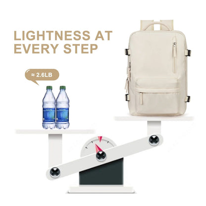 Waterdichte Dames Reistas 35L Multifunctionele Wandelrugzak met USB-Poort en Anti-Diefstal