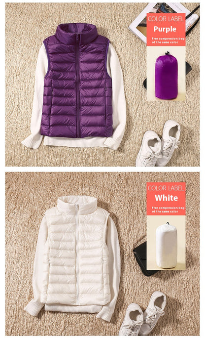 Dames Bodywarmer Warm Gewatteerd Lichtgewicht Vest