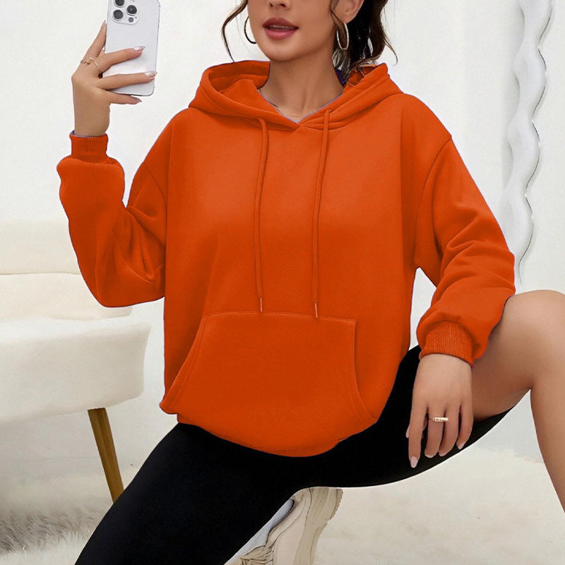 Dames Oversized Hoodie met Kangoeroezak Zacht Comfortabel