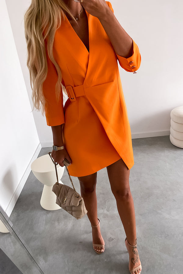 Charmante Wikkeljurk met Riem voor Zomer