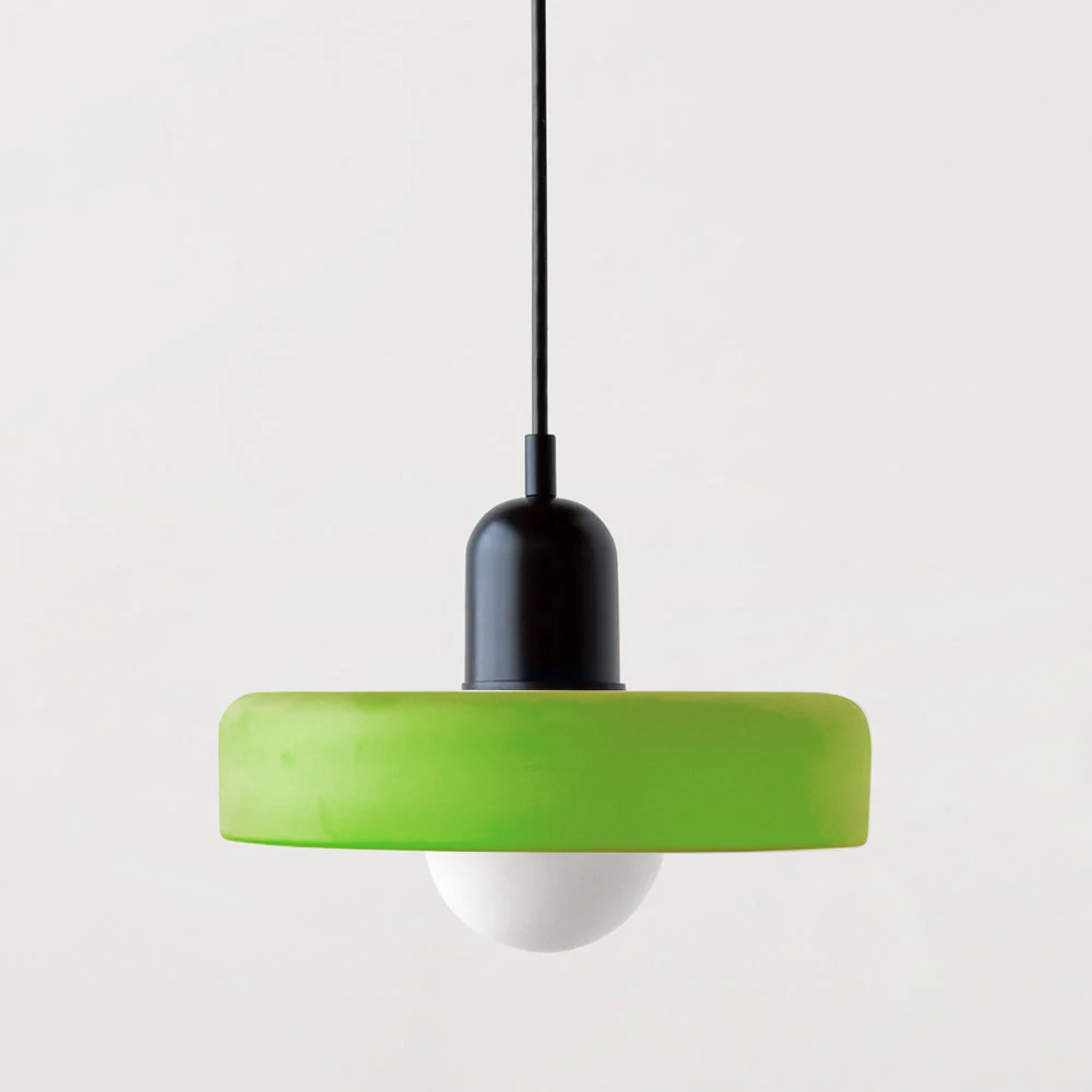 Moderne Hanglamp met Gekleurd Glas 25/35cm E27 Verstelbaar Minimalistisch Design