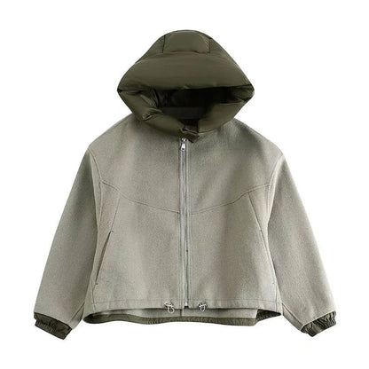 Dames Oversized Jas Capuchon Stoer en Stijlvol