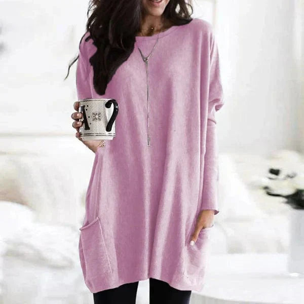 Damestrui Lange Mouwen Comfortabel Casual Model