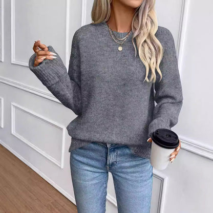 Dames Trui Gebreid Basic Elegante Stijl