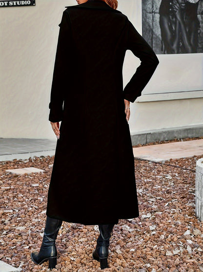 Dames Trenchcoat Klassiek Dubbele Knoop Waterdicht
