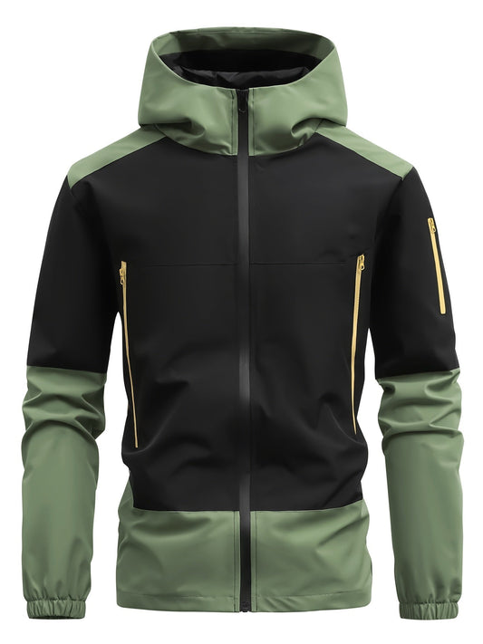 Softshell Jas Heren Winddicht Colour Block - StudioMarella