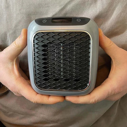 Draagbaar Verwarmingsapparaat 800W Compact Snelverwarming Ruimteverwarmer met Timer en Kantelbeveiliging