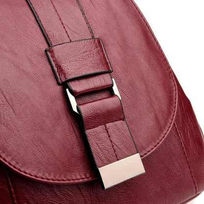 Leren Damesrugzak Elegant Design Praktisch Schoudertas Dagelijks Gebruik Mode Accessoire Veelzijdig Stijlvol