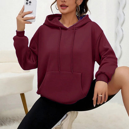 Dames Oversized Hoodie met Kangoeroezak Zacht Comfortabel