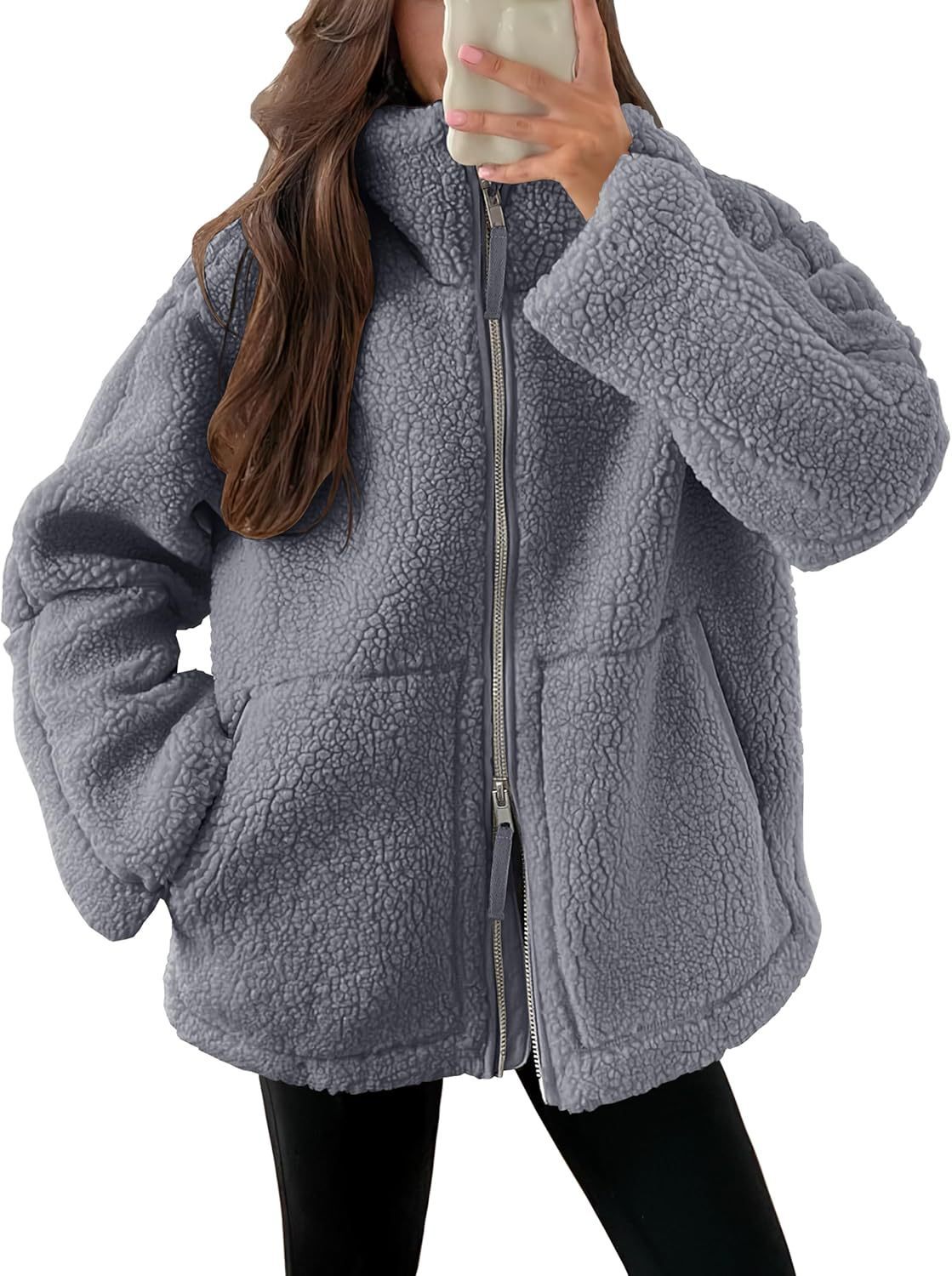 Dames Fleecejas Warm en Zacht voor Winter