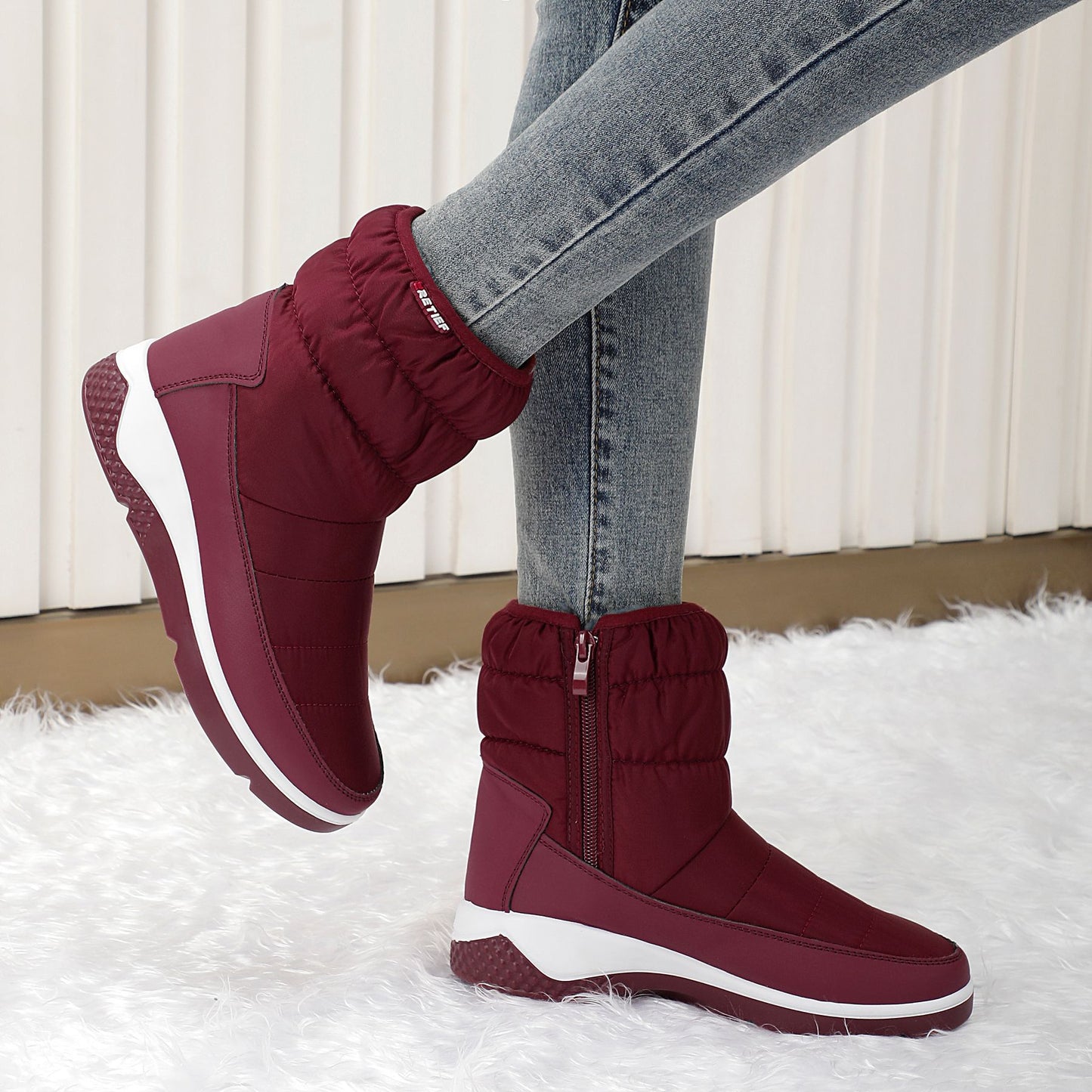 Dames Winterboots Warm Waterdicht Gevoerd Sneeuwlaarzen
