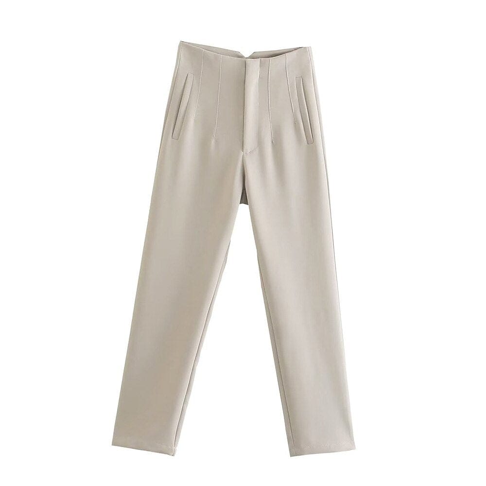 Hoge Broek Comfortabel en Stijlvol voor Dames