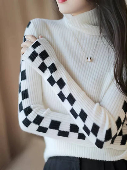 Dames Trui Turtleneck Zacht Warme Coltrui