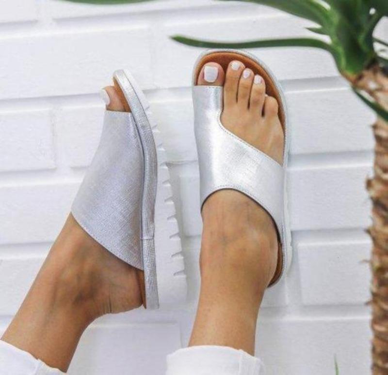 Orthopedische Dames Teenslippers met Voetbed Ondersteuning Meerkleurig