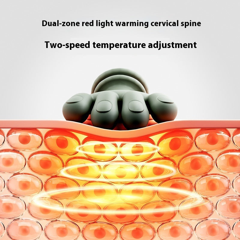 Nekmassageapparaat met Warmtefunctie en 4D Kneedsysteem | Draadloos Oplaadbaar