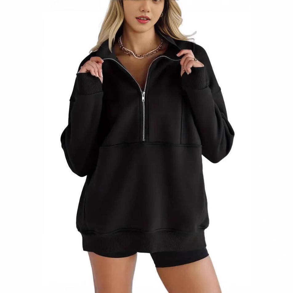 Dames Trui Oversized Warm met Kangoeroezak Comfortabel