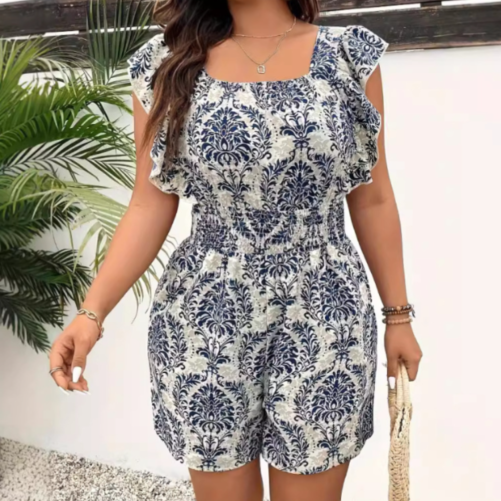 Dames Jumpsuit Zomer Lichtgewicht Backless Polyester - StudioMarella