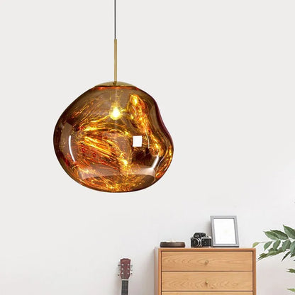 Hanglamp Lava Design Led Rond Goud Zilver Rood Rookgrijs Woonkamer Slaapkamer