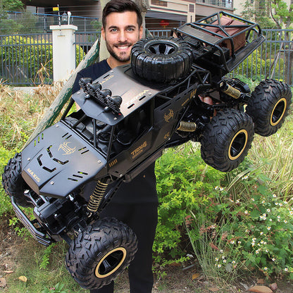 RC Monster Truck 6-Wiels Offroad met 2.4 GHz Afstandsbediening – Snelheid tot 52 km/u – Inclusief 2 Accu's voor Kinderen en RC-Fans