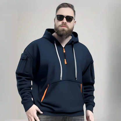 Enzo | Elegante Fleece Trui met Kap - StudioMarella