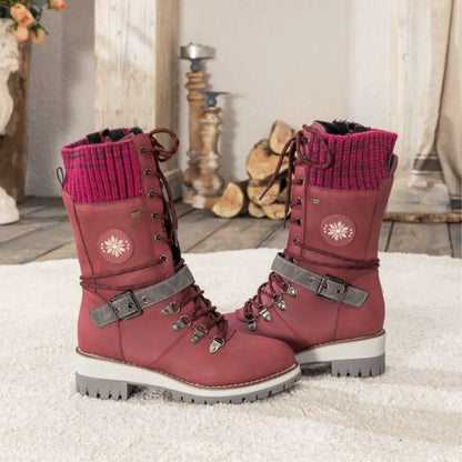 Waterdichte Winterlaarzen met Antislip Zool en Warme Voering